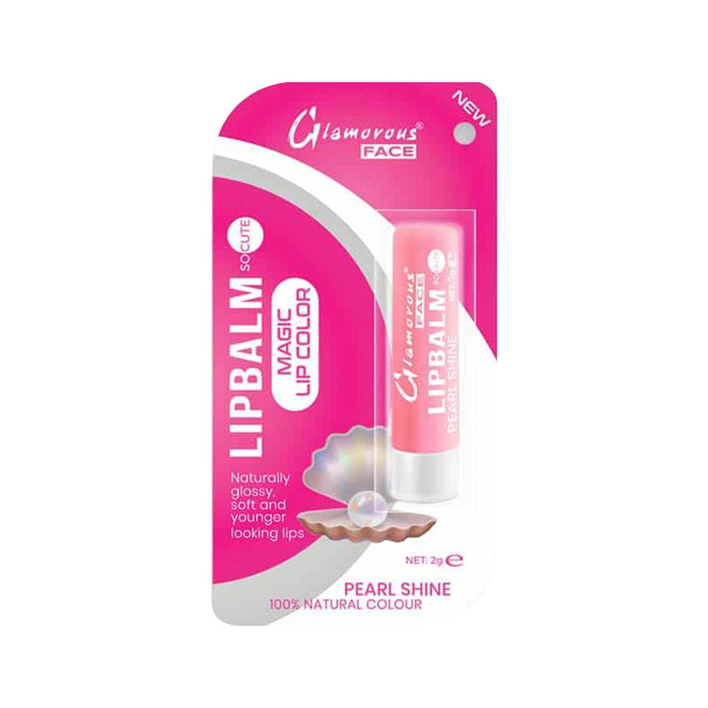 Glamorous Face Pearl Shine Lipbalm Magic Lip (Pink Color)