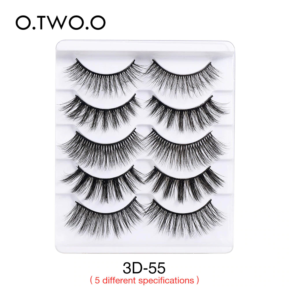 O.TWO.O 3D Eyelash Stem Faux Mink Eyelashes (100% Handmade)