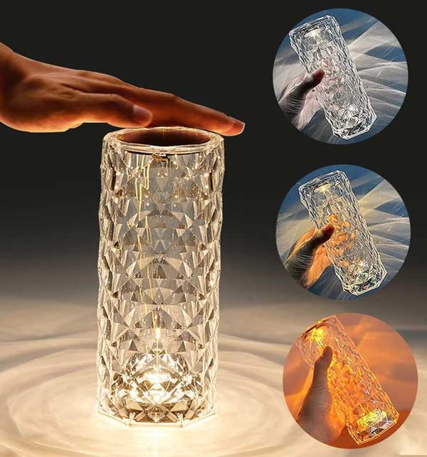 New Unique Style Crystal Diamond Table Lamp