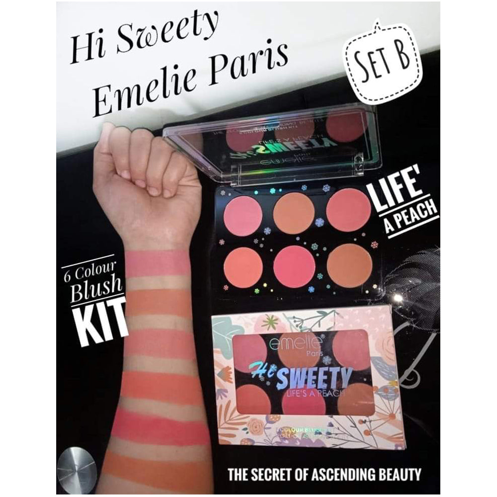 Emelie Peach Life Blush Palette