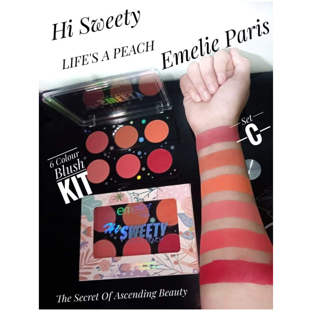 Emelie Peach Life Blush Palette