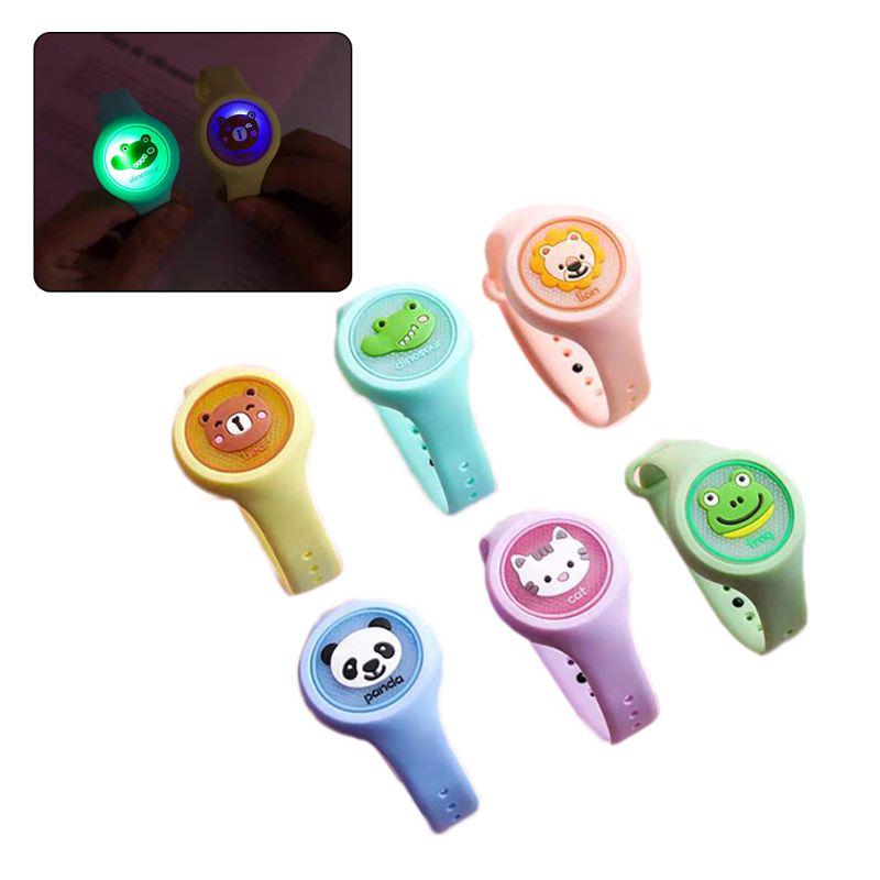 Multicolor Flashing Light Mosquito Repellent Bracelet Cute Mosquito Repellent Watch