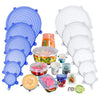 Silicon Stretchable Lids for Containers Pack of 6