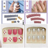 O.Two.O Fancy Nails with Glue  4 Pack