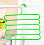 Multi-purpose Clothes Hanger Practical 5 Layers (Random Color)