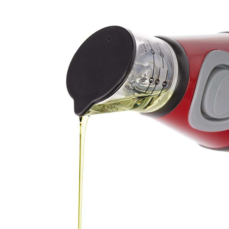 Press and Measure Oil & Vinegar Dispenser 500ml Capacity