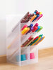 Plastic Pen Holder, Cosmetic Organizer Box, Storage Container Case