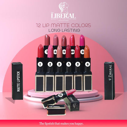 The Liberal Matte Lipsticks Set Pack Of 12