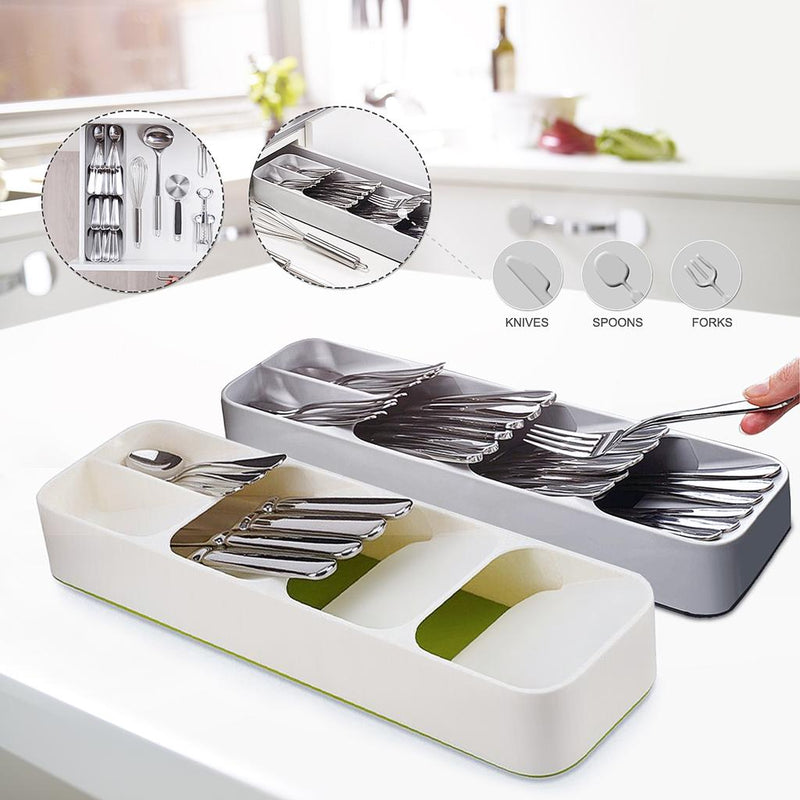 Compact Cutlery Drawer / Spoons Organizer rack