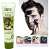 Allergy-free Olive Black Face Mask with Milk Whitening Formula