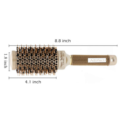 Nano Technology Thermal Ceramic & lonic Round Barrel Hair Brush