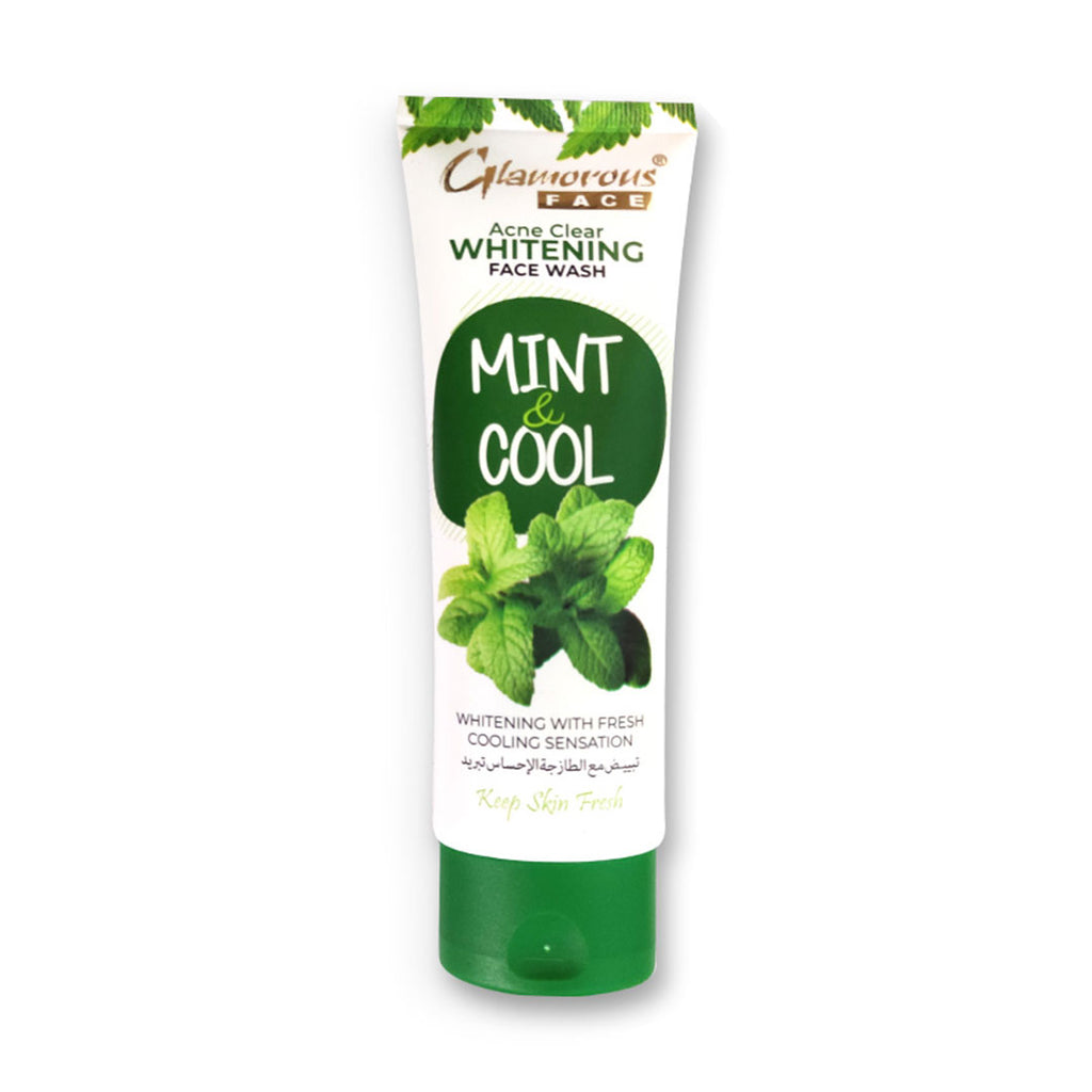 Glamorous Face Acne Clear Whitening Mint & Cool Face Wash 100gm