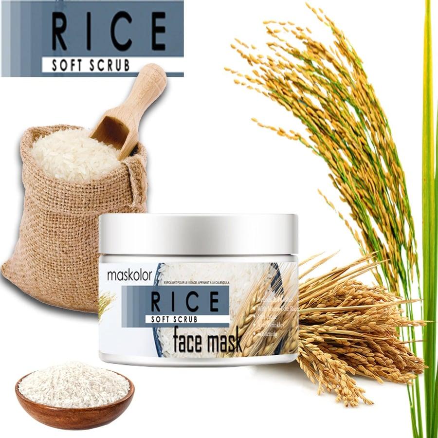 Makolar Rice Scrub & Face Rubbing Mask