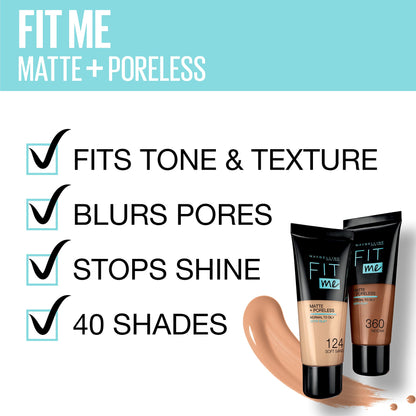 Maybelline New York Fit Me Matte & Poreless Foundation