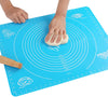 Silicone Flour kneading Mat Bread Mat With Measuring Marks