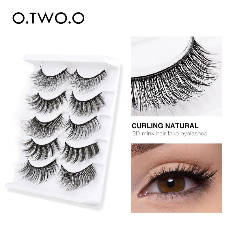 O.TWO.O 3D Eyelash Stem Faux Mink Eyelashes (100% Handmade)