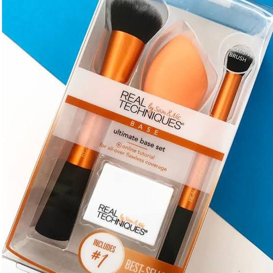 Real Techniques Gold Eye Brushes Set