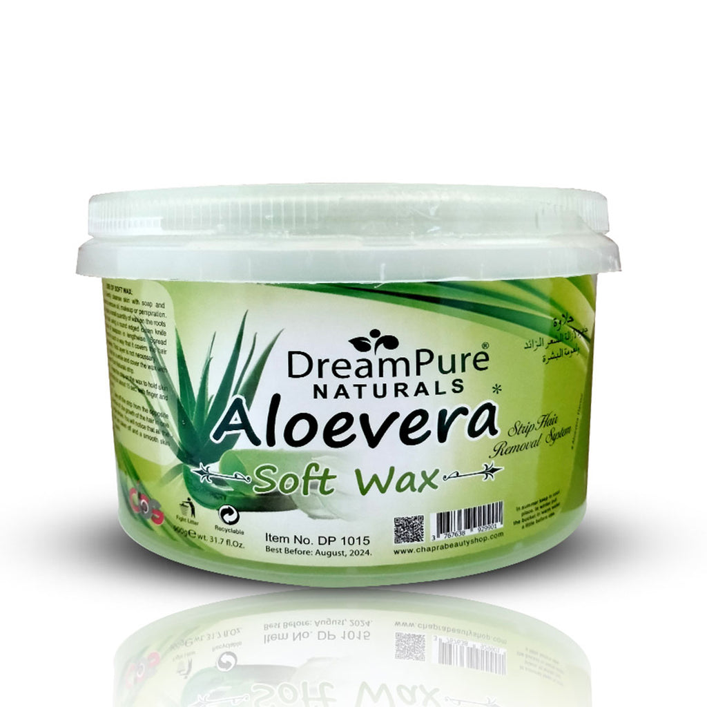 Dream Pure Aloevera Natural Soft Wax (Parlour Pack 900gm)