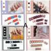 O.Two.O Fancy Nails with Glue  4 Pack