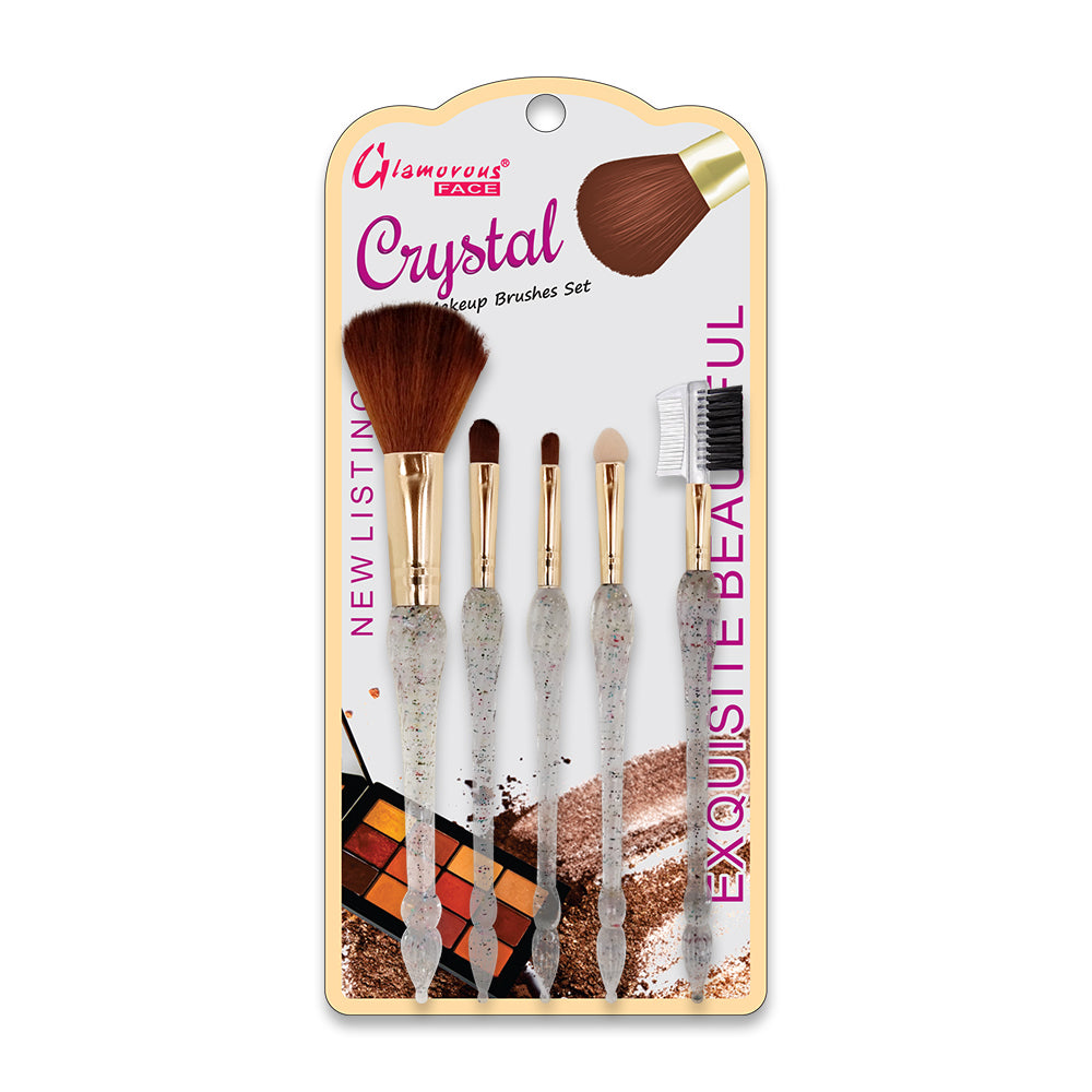 Glamorous Face 5 In 1 Makeup Brush Set