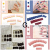 O.Two.O Fancy Nails with Glue  4 Pack