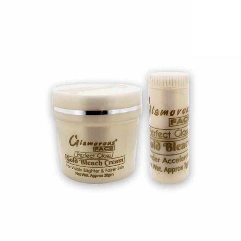 Glamorous Face Perfect Glow Gold Bleach Cream (Small)