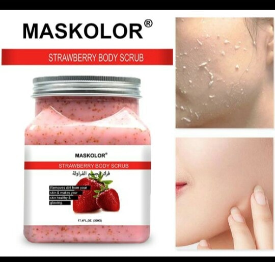 Maskolor Strawberry Body Scrub 300g