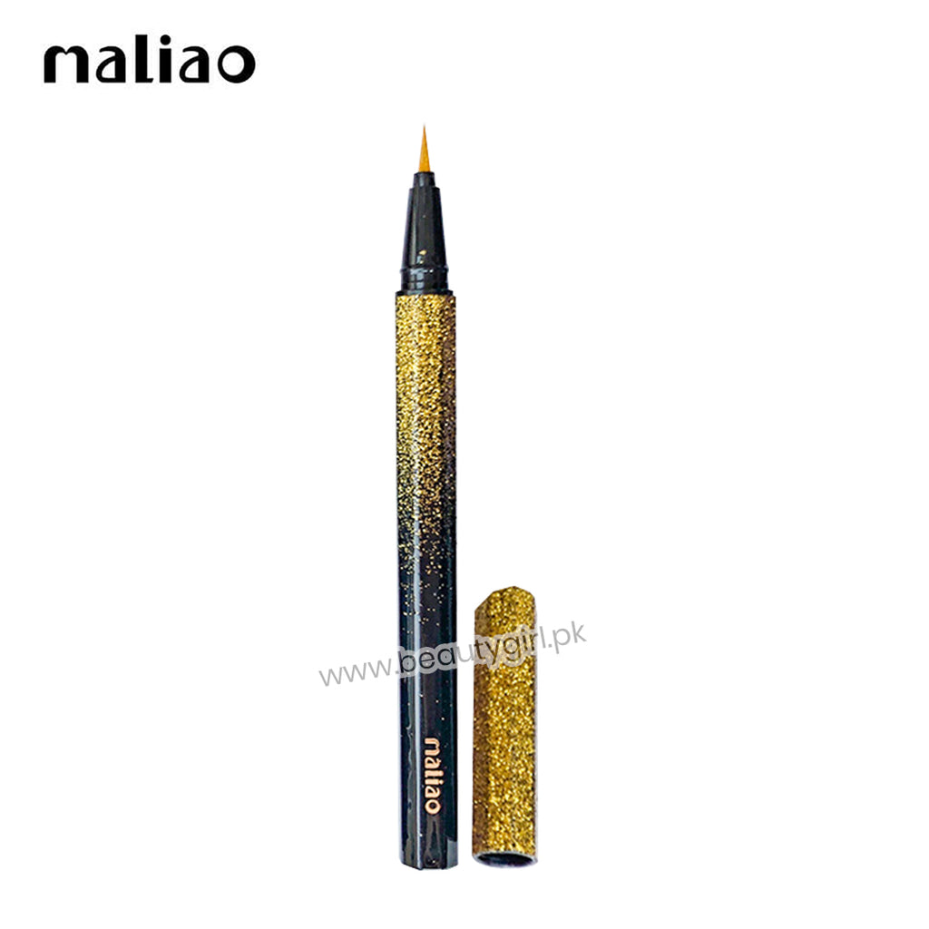 Maliao Artistic Diamond Shiny Eyeliner Waterproof (Yellow)