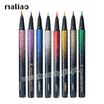 Maliao Artistic Diamond Shiny Eyeliner Waterproof (Pack of 8pcs)