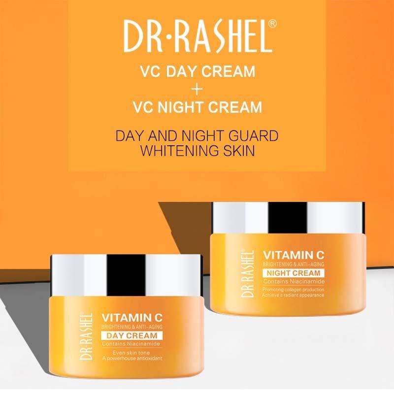 Dr Rashel Vitamin C Day Cream + Night Cream - Pack Of 2