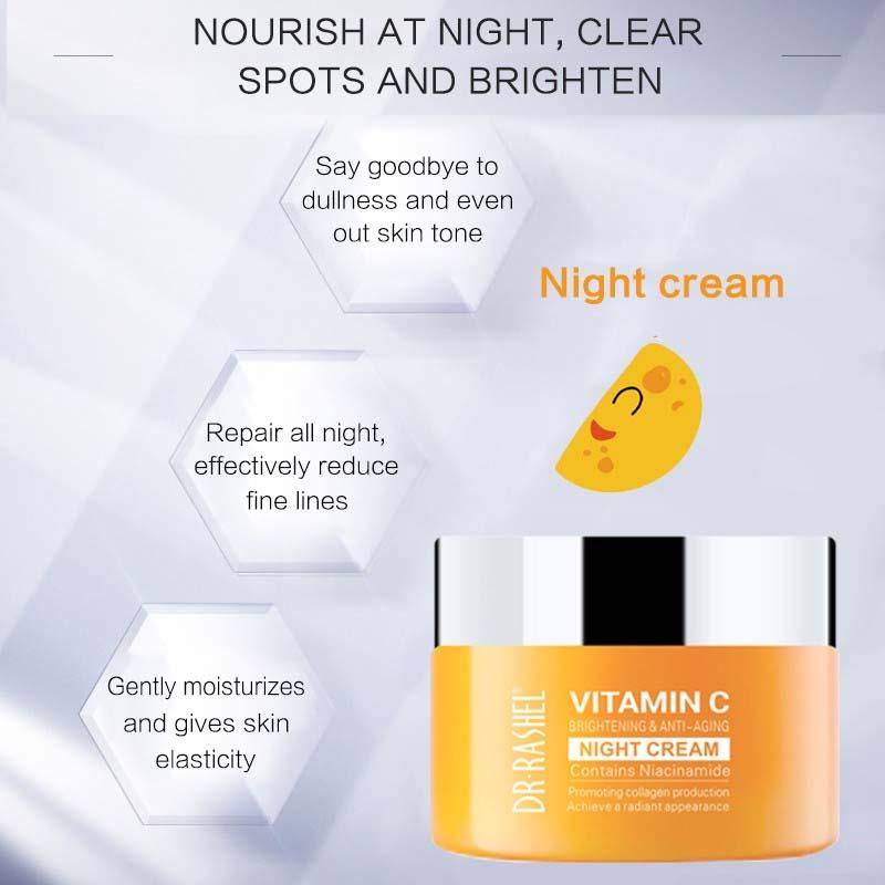 Dr Rashel Vitamin C Day Cream + Night Cream - Pack Of 2