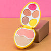 Egg Shape Multi Shimmer Pressed Pigment Eye Shadow & Blush Palette (Pack of 4)