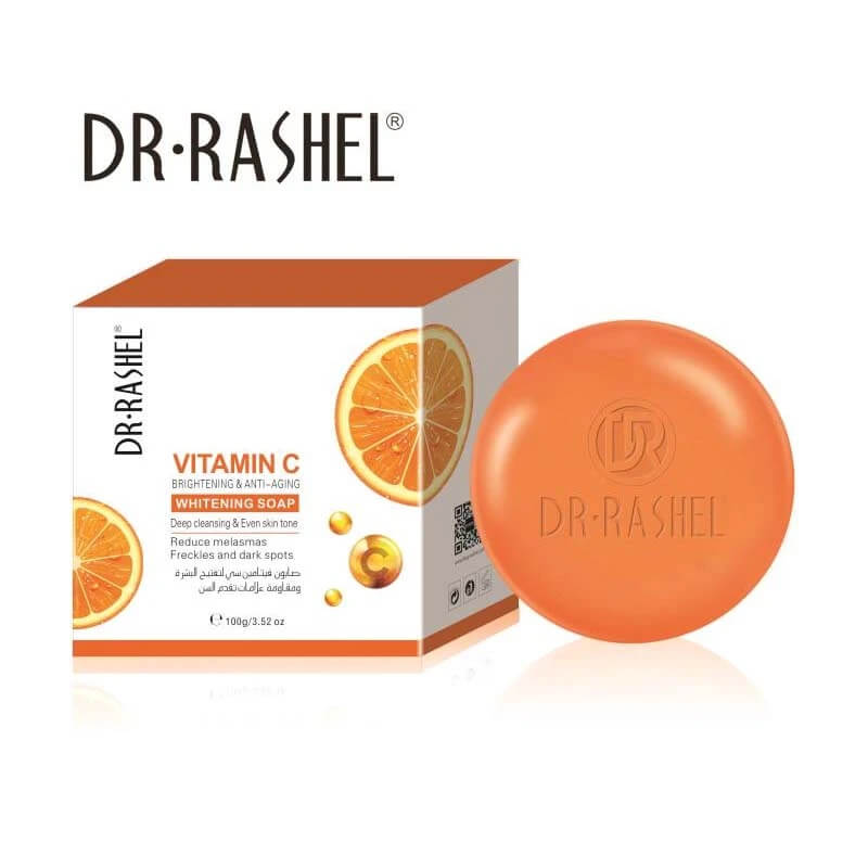 Dr Rashel Vitamin C Brightening & Anti Aging Whitening Soap - 100gms