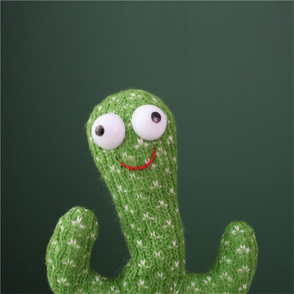 Cute Dancing And Talking Cactus Toy With Hat & 120 Songs (Usb Charging)