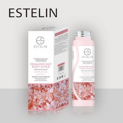 Estelin Moisturizing Body Scrub Exfoliating Salt - Himalayan Salt