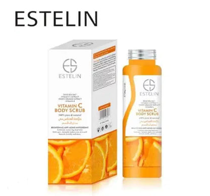 Estelin Moisturizing and Exfoliating Whitening VC Body Scrub - Vitamin C