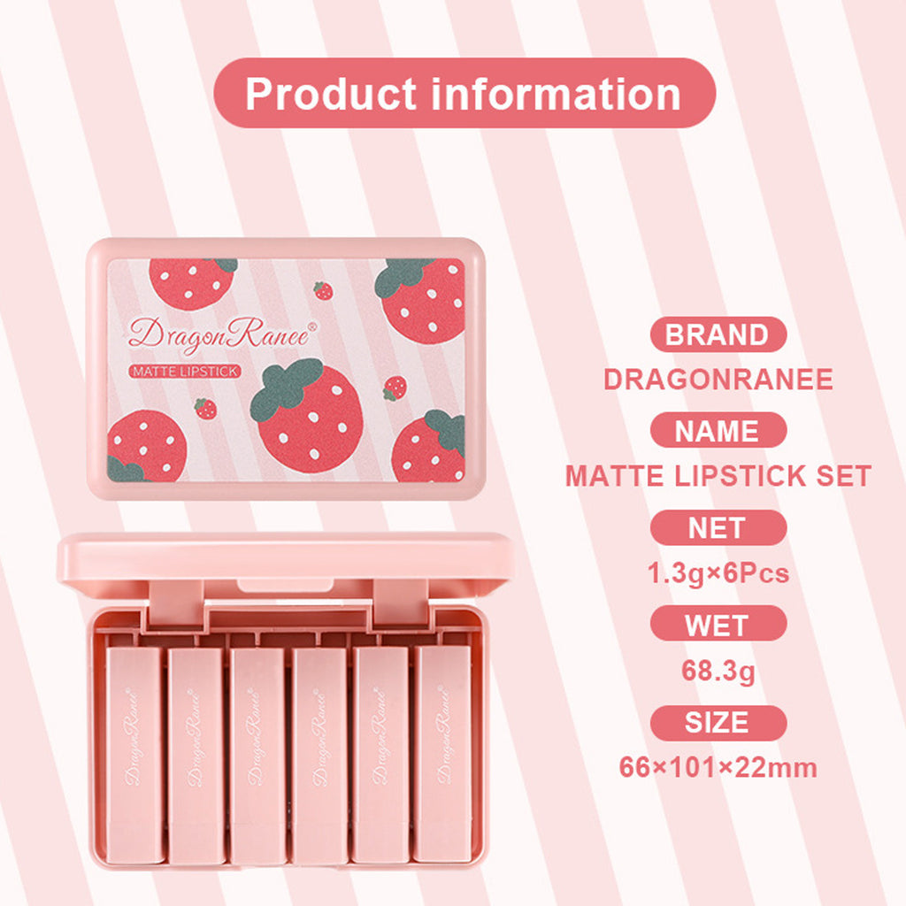Dragon Ranee Colourme Mini Lipstick Set Strawberry
