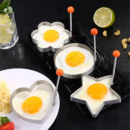 Egg Molds Stainless Steel 4 Pcs Set For Kitchen (high return)