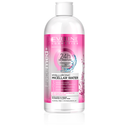 Eveline Facemed Hyalloronic Micellar Water 400ml