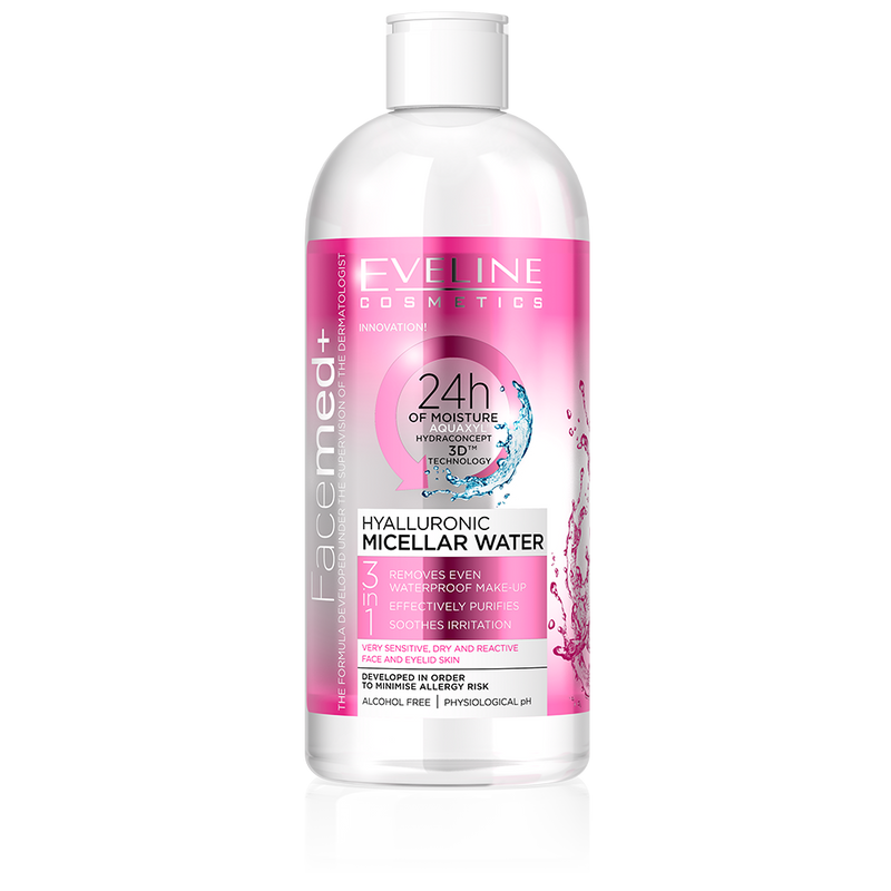 Eveline Facemed Hyalloronic Micellar Water 400ml