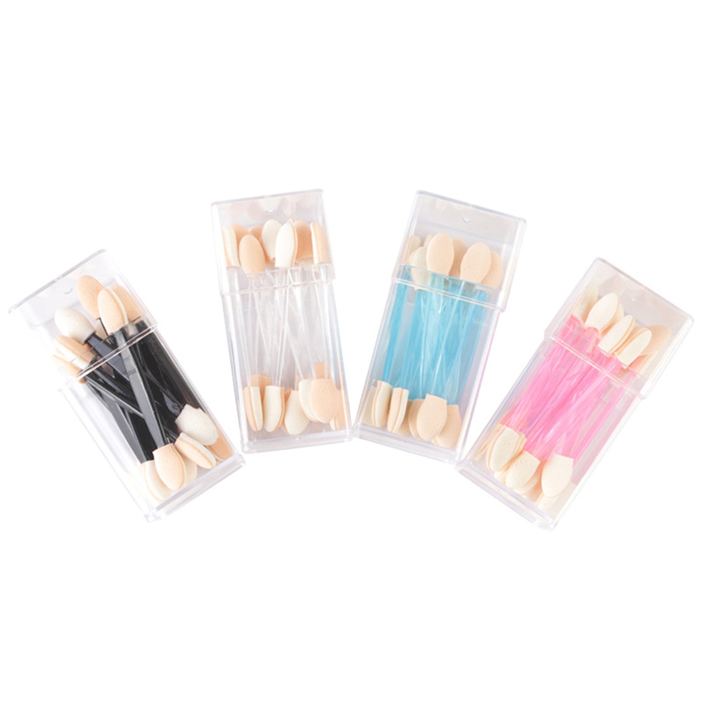 Eyeshadow Applicators With Plastic Box