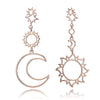 Fashion Jewellery Moon Sun Earring