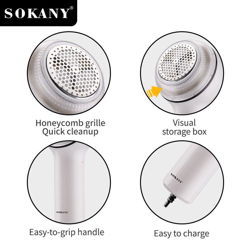 Sokany Hot Sell Electric Automatic Portable Fabric Shaver Clothes Lint Remover