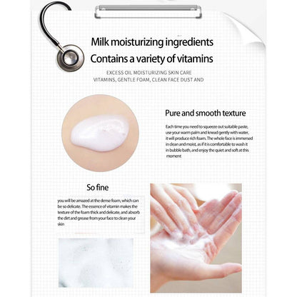 Bioaqua V7 Deep Hydration Moisturizing Milk Cleansing Facial Cleanser