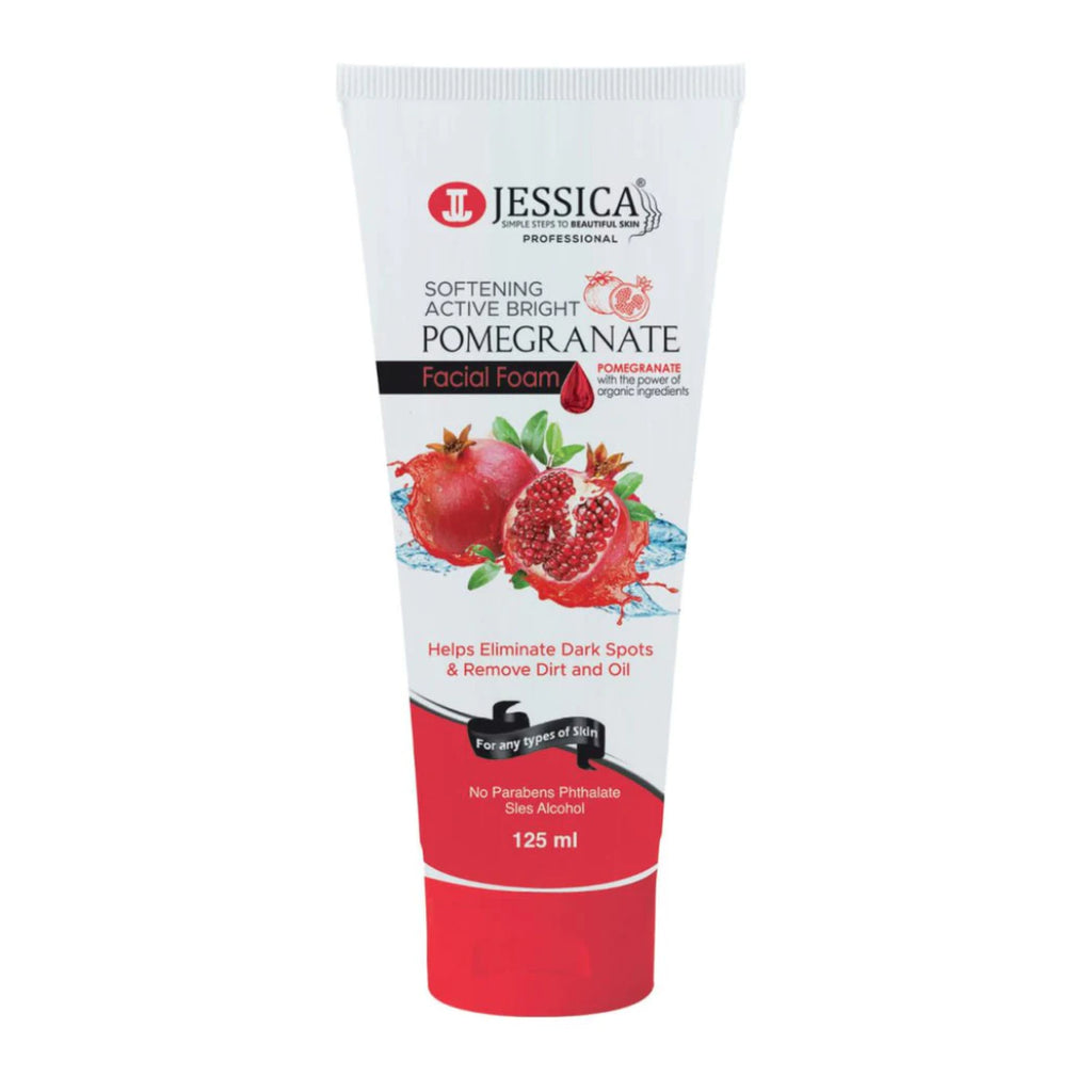 Jessica Softening Active Bright Pomegranate Facial Foam Face Wash