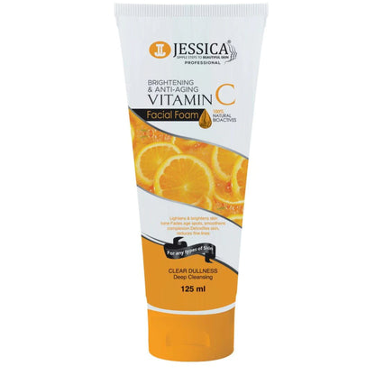 Jessica Vitamin Brightening And Anti Aging C Facial Foam Face Wash