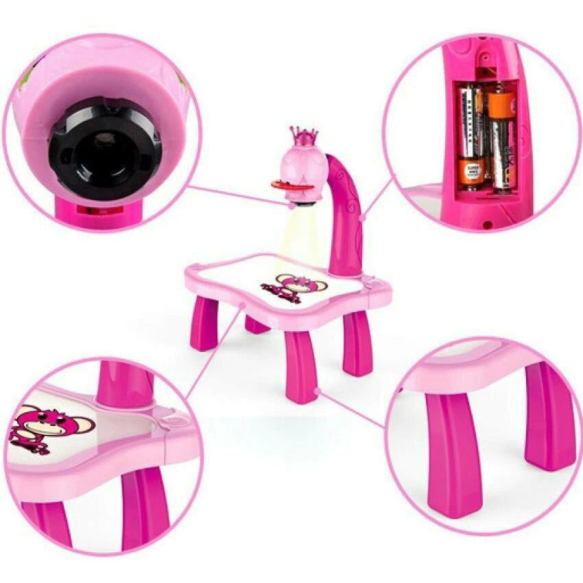 Children Led Projector Art Drawing Table