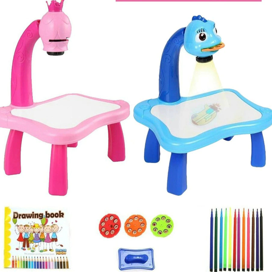 Children Led Projector Art Drawing Table
