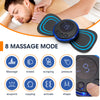 EMS Intelligent Massage Instrument Electric Massager Neck Back Body Cervical Massager Pain Relief Stimulator Massage Patch Rechargeable