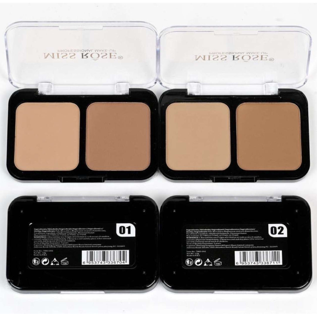 Miss Rose 2 In 1 Contour Palette